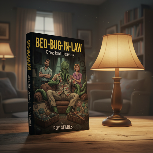 Bed-Bug-In-Law table lamp mockup