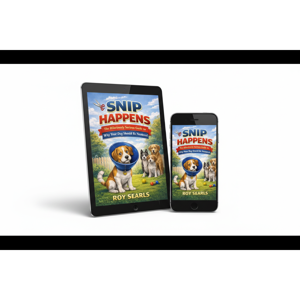 Snip Happens eBook Device Mockup