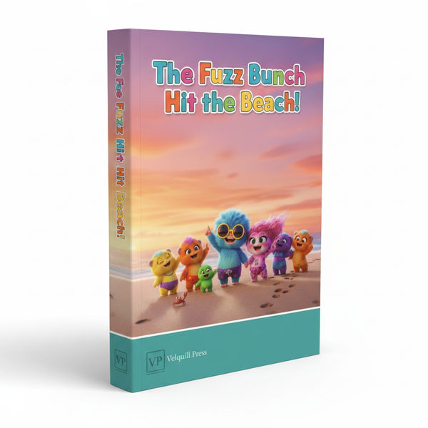 The Fuzz Bunch Hit the Beach - 3D Mockup