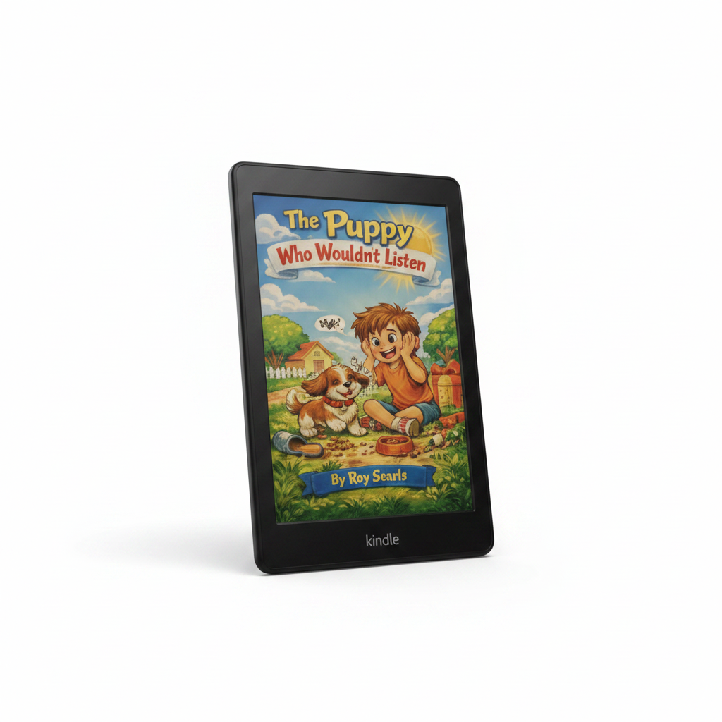 The Puppy Who Wouldn't Listen - Kindle Mockup
