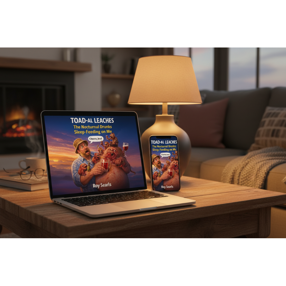 Toad-al Leaches - Laptop & Phone Mockup